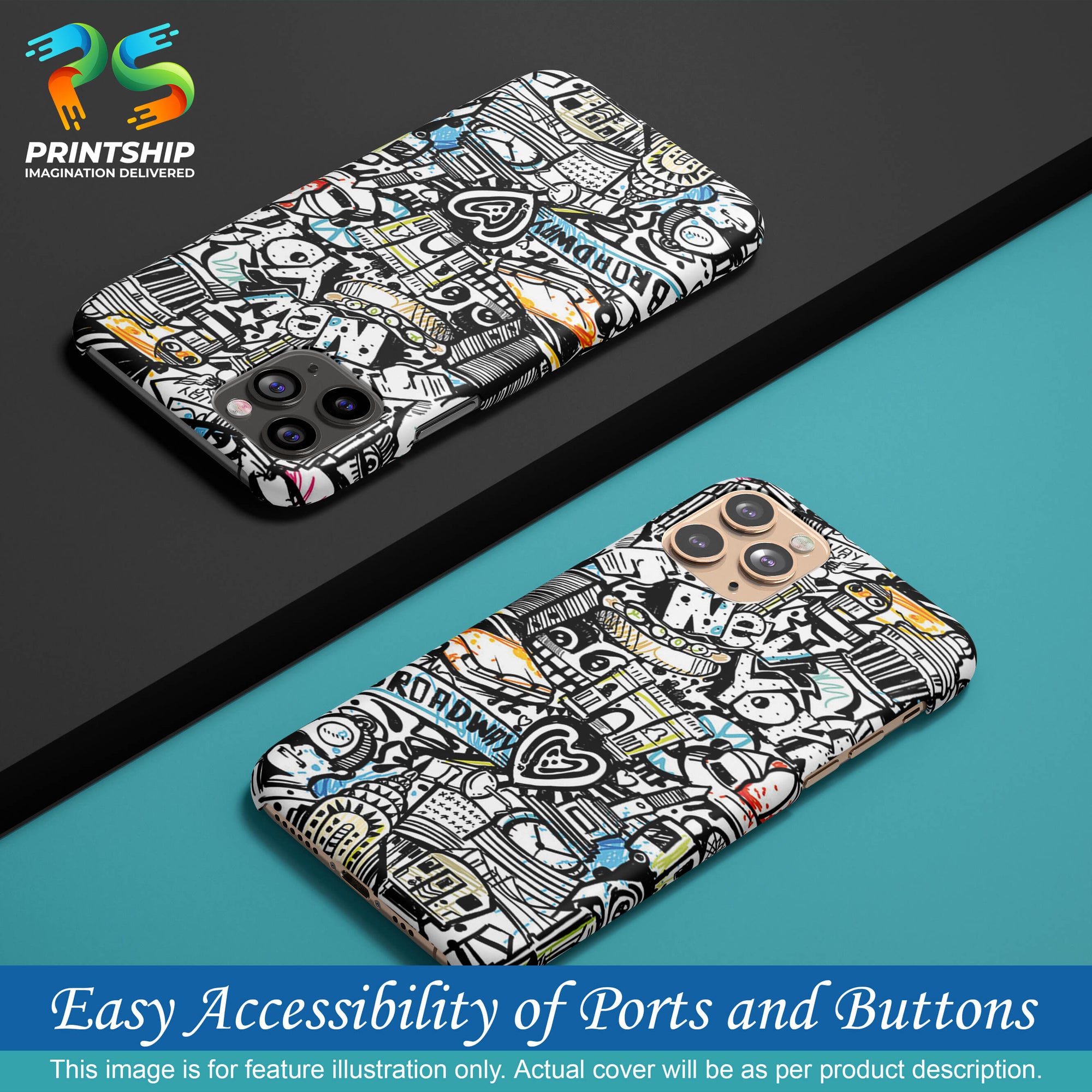 D2074-Cool Graffiti Back Cover for Realme 9 Pro+-Image5