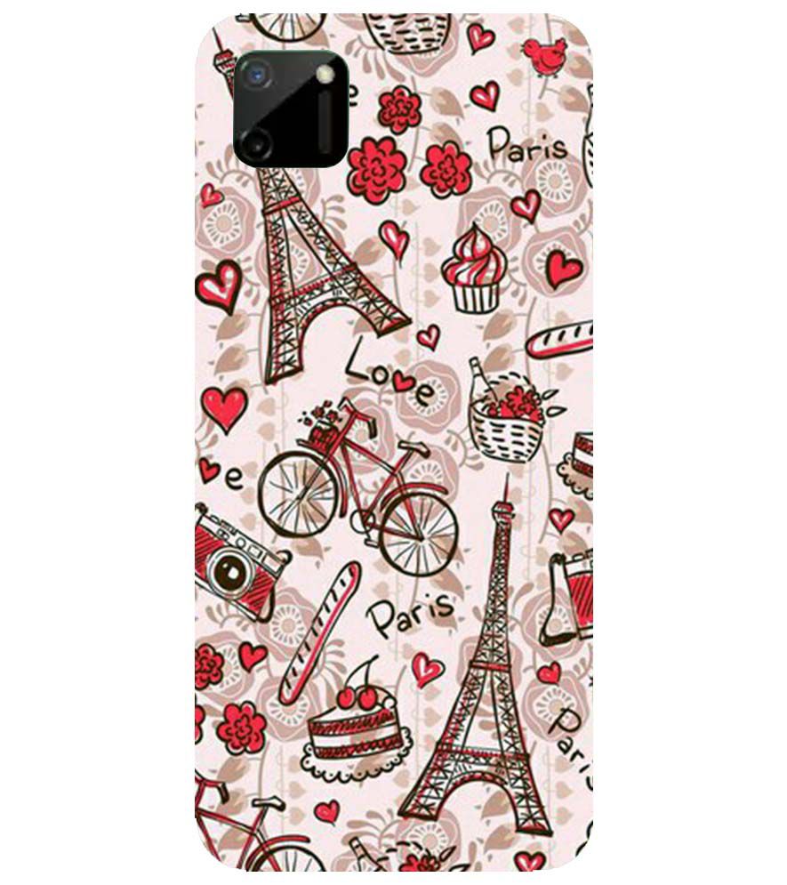 D2109-Love In Paris Back Cover for Realme C11