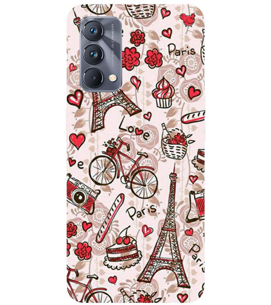 D2109-Love In Paris Back Cover for Realme GT Master