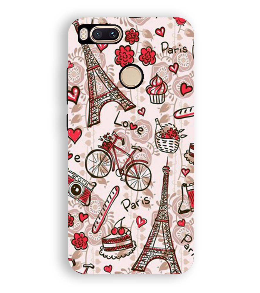 D2109-Love In Paris Back Cover for Xiaomi Redmi A1