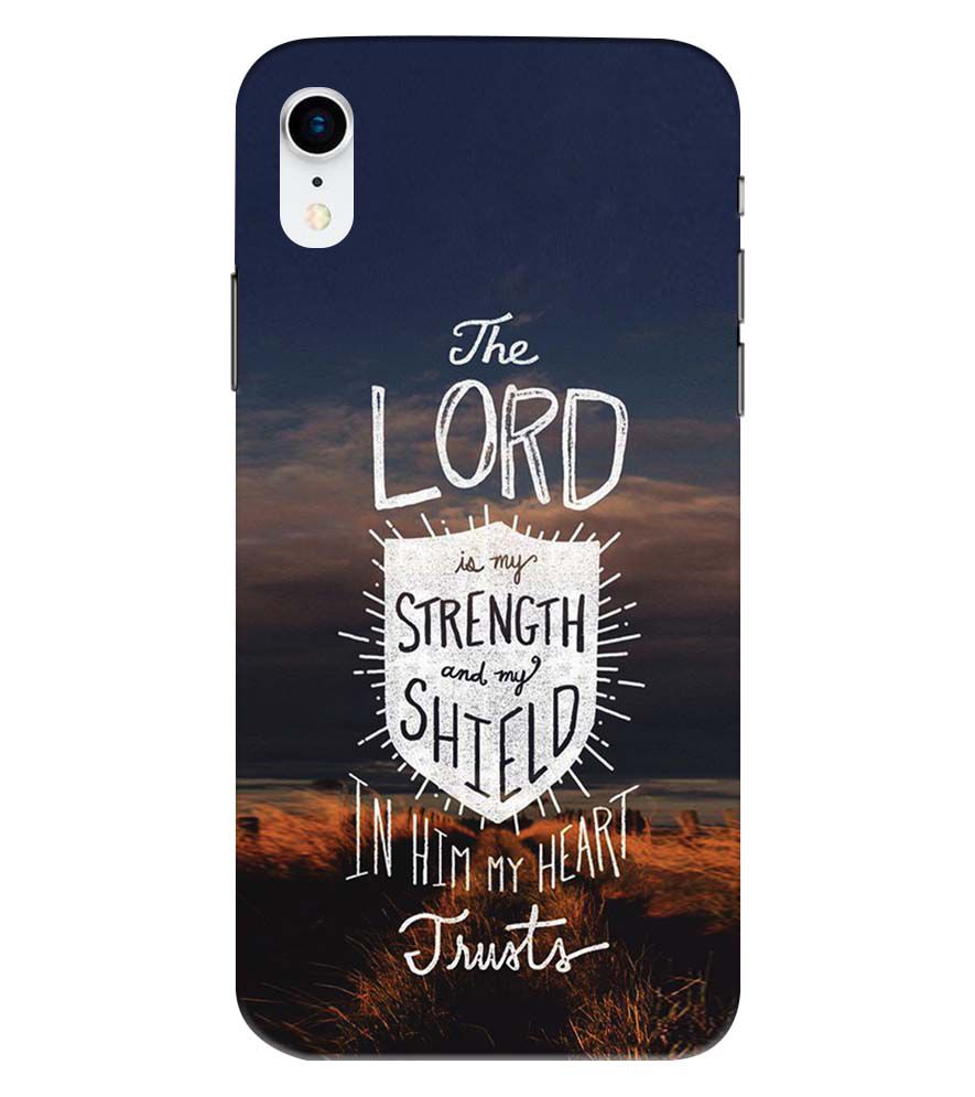 D2206-In Lord My Heart Trusts Back Cover for Apple iPhone XR