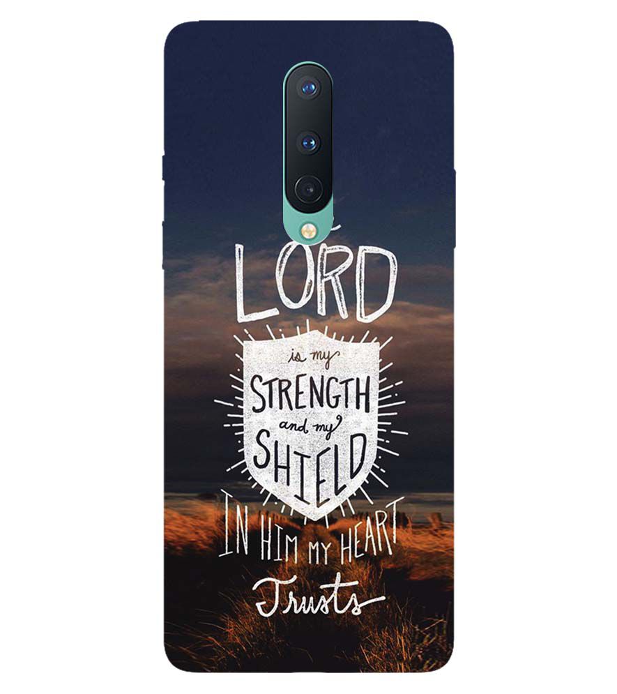 D2206-In Lord My Heart Trusts Back Cover for OnePlus 8