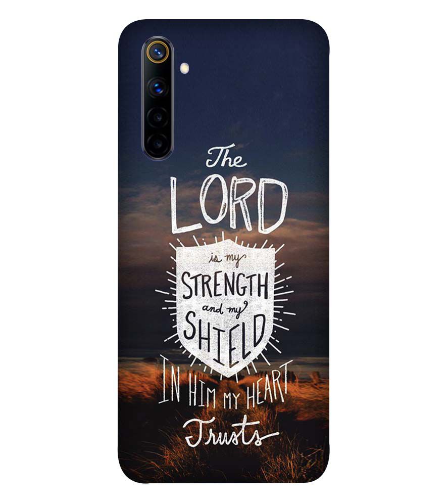 D2206-In Lord My Heart Trusts Back Cover for Realme 6i