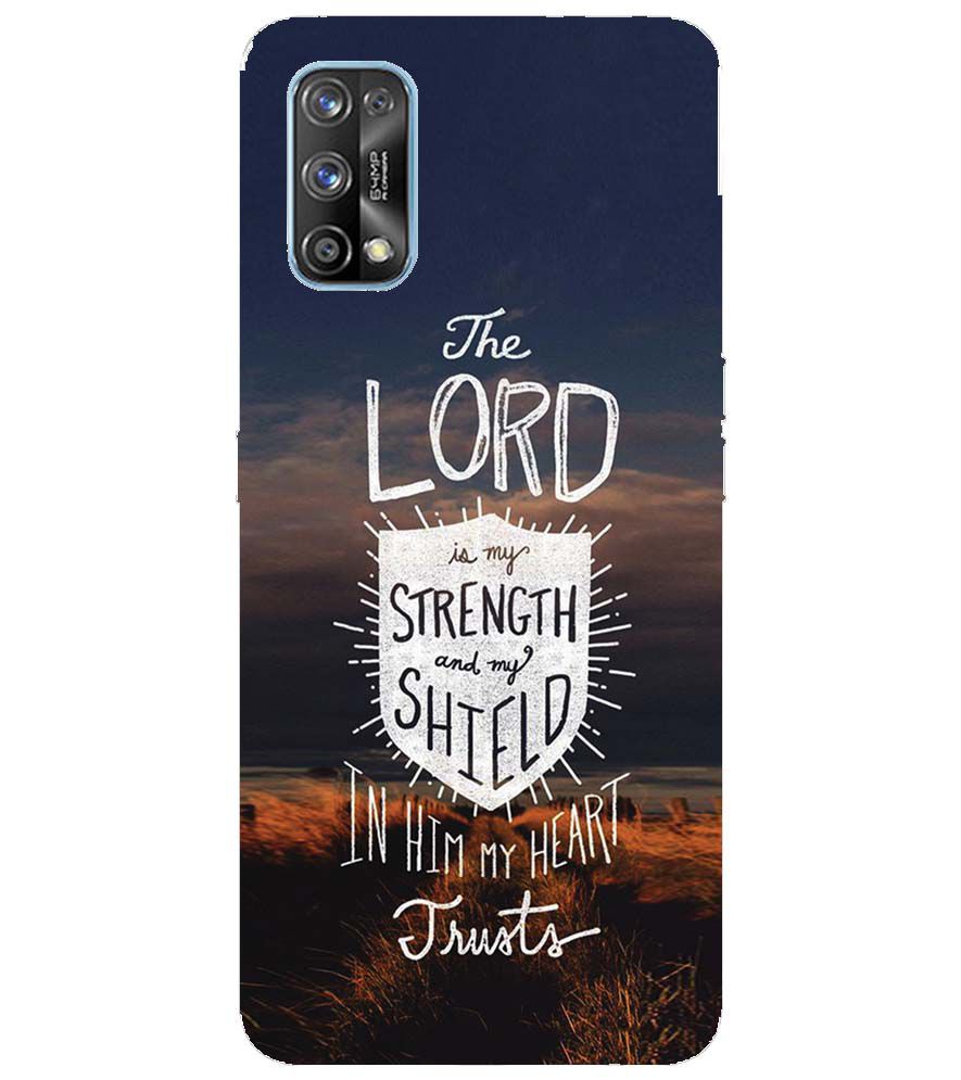 D2206-In Lord My Heart Trusts Back Cover for Realme 7 Pro