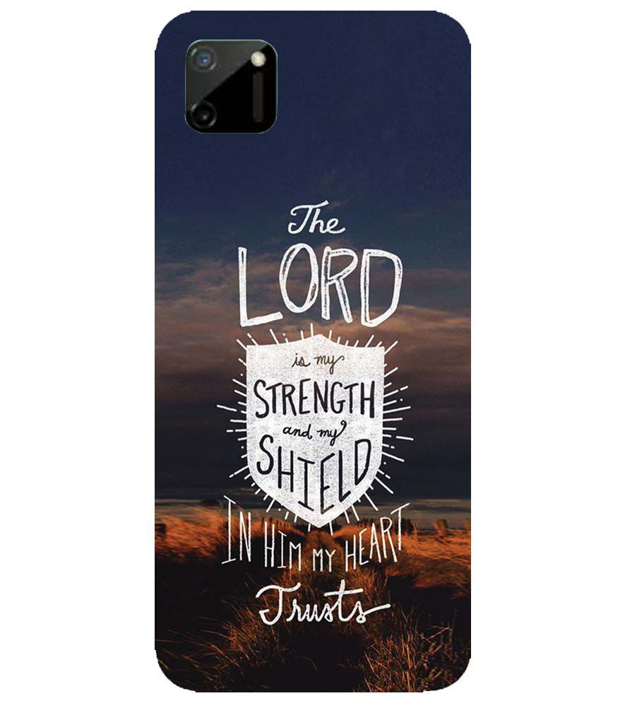 D2206-In Lord My Heart Trusts Back Cover for Realme C11