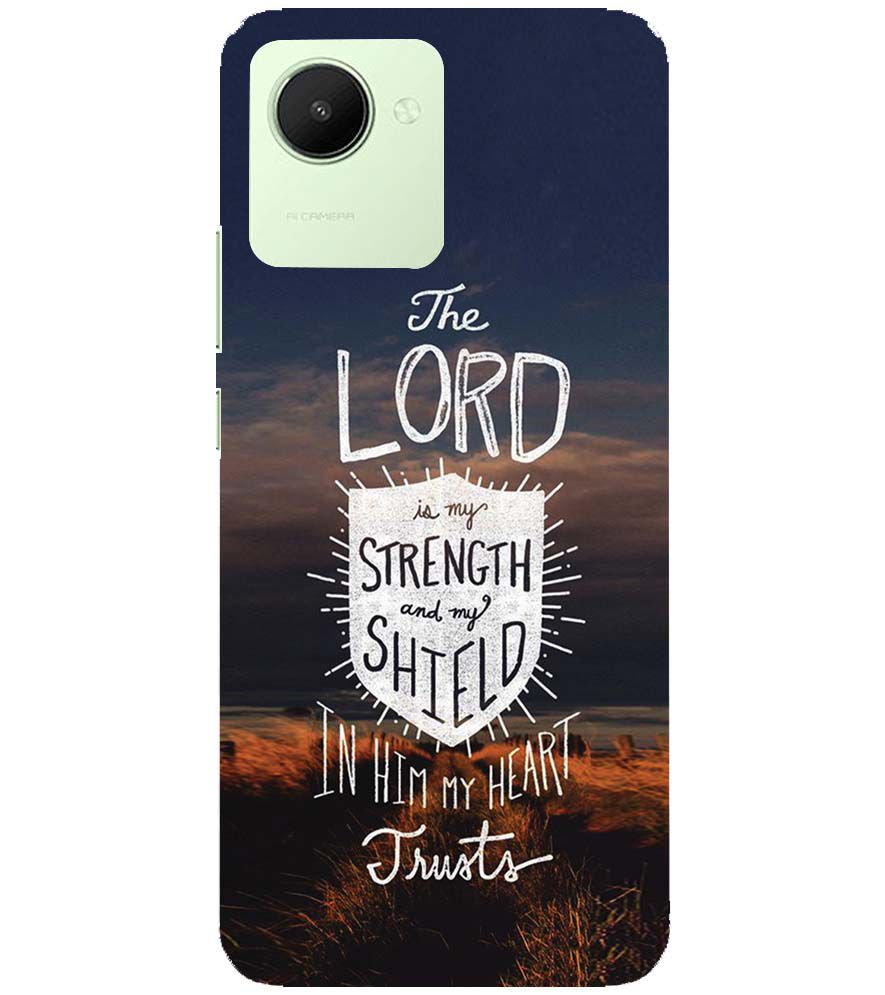 D2206-In Lord My Heart Trusts Back Cover for Realme C30