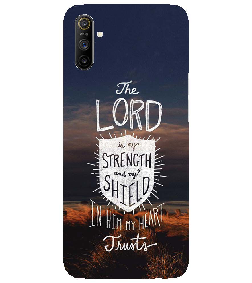 D2206-In Lord My Heart Trusts Back Cover for Realme Narzo 10A