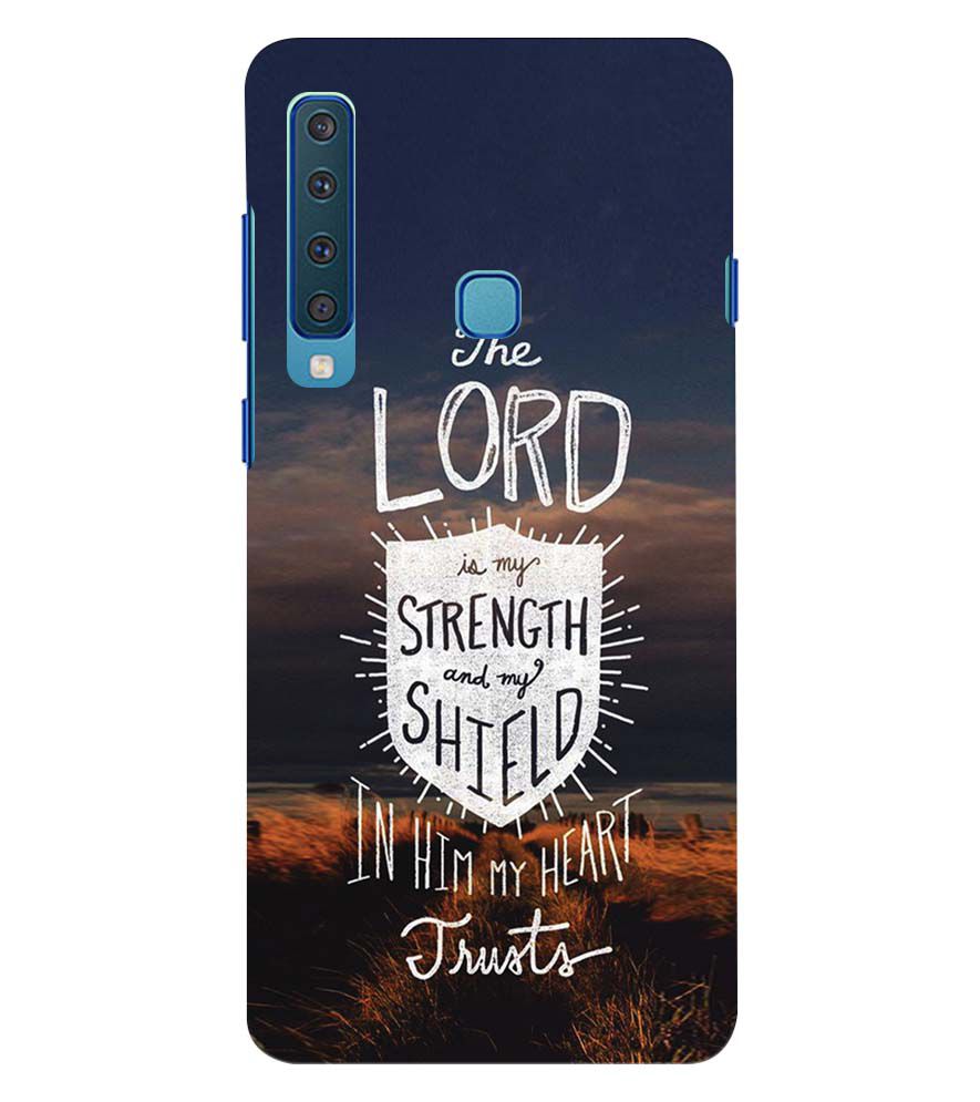 D2206-In Lord My Heart Trusts Back Cover for Samsung Galaxy A9 (2018)