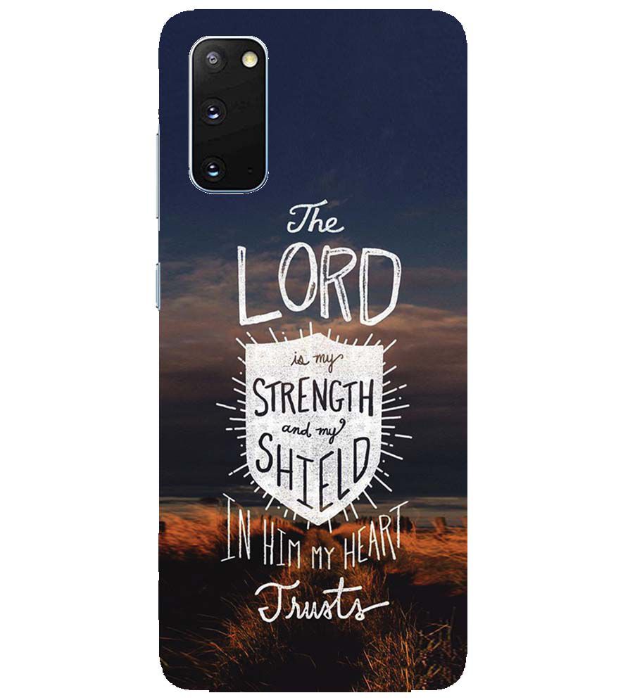 D2206-In Lord My Heart Trusts Back Cover for Samsung Galaxy S20 5G