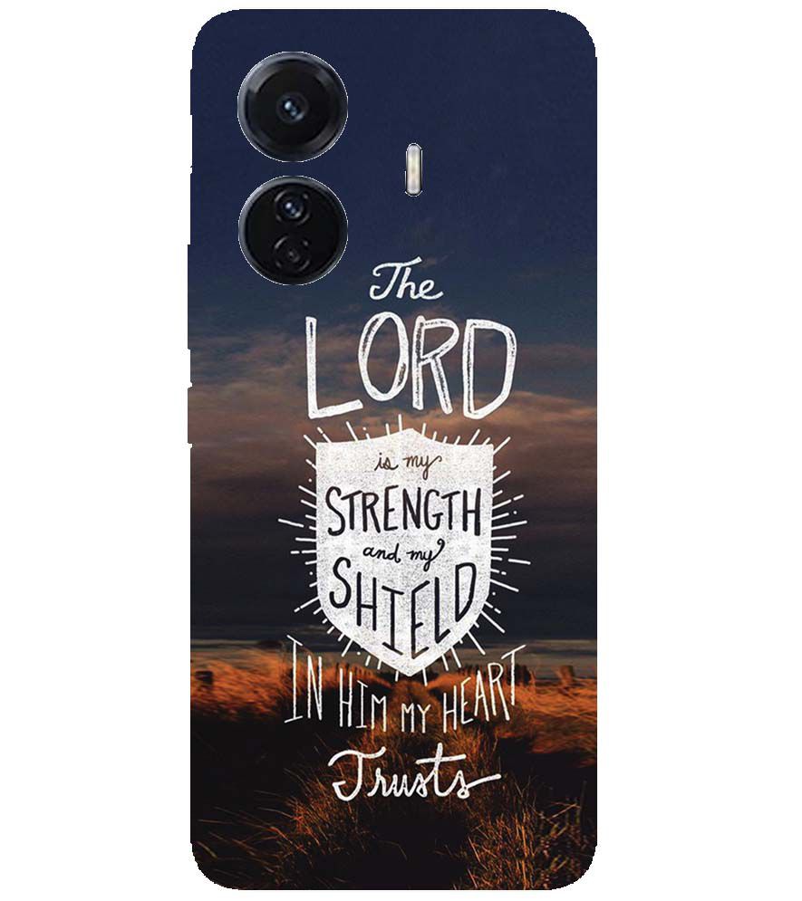 D2206-In Lord My Heart Trusts Back Cover for vivo T1 Pro