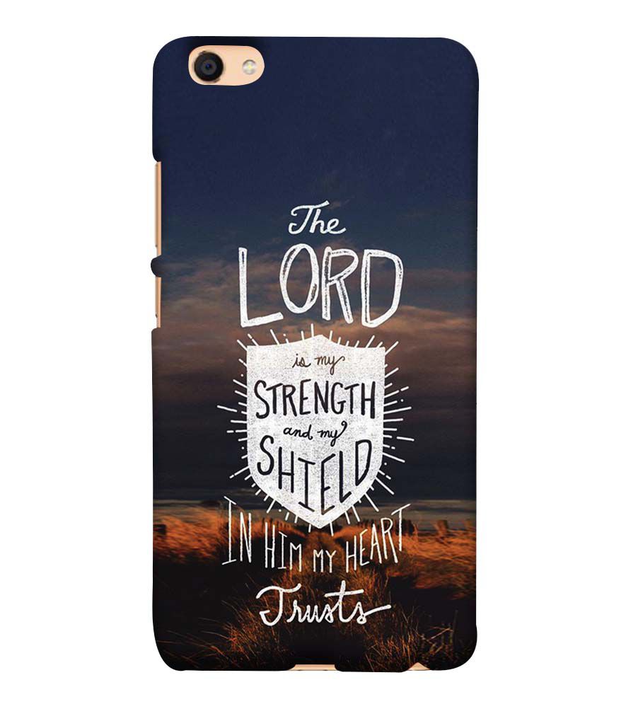 D2206-In Lord My Heart Trusts Back Cover for Vivo Y55L