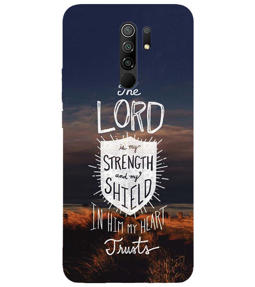 D2206-In Lord My Heart Trusts Back Cover for Xiaomi Redmi 9 Prime