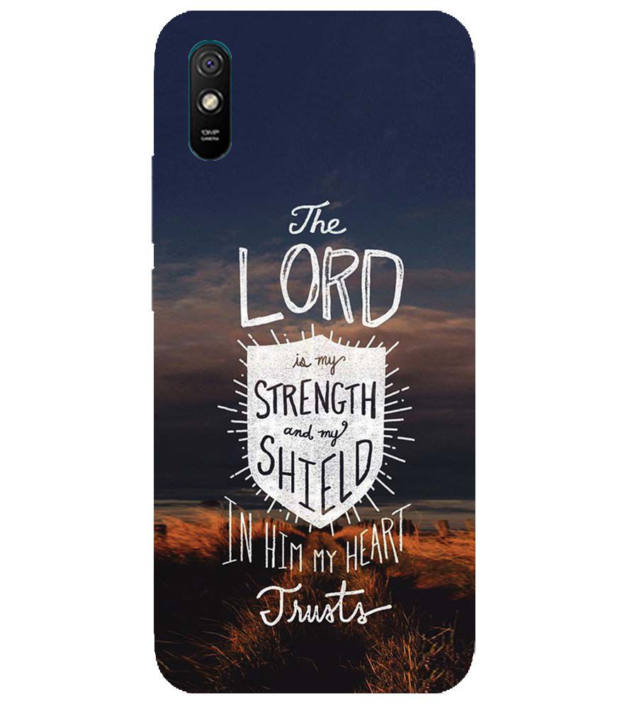 D2206-In Lord My Heart Trusts Back Cover for Xiaomi Redmi 9i