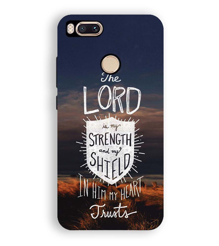 D2206-In Lord My Heart Trusts Back Cover for Xiaomi Redmi A1