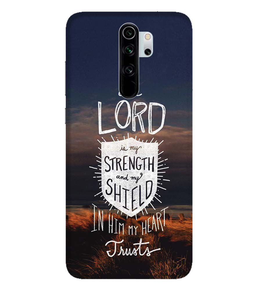 D2206-In Lord My Heart Trusts Back Cover for Xiaomi Redmi Note 8 Pro