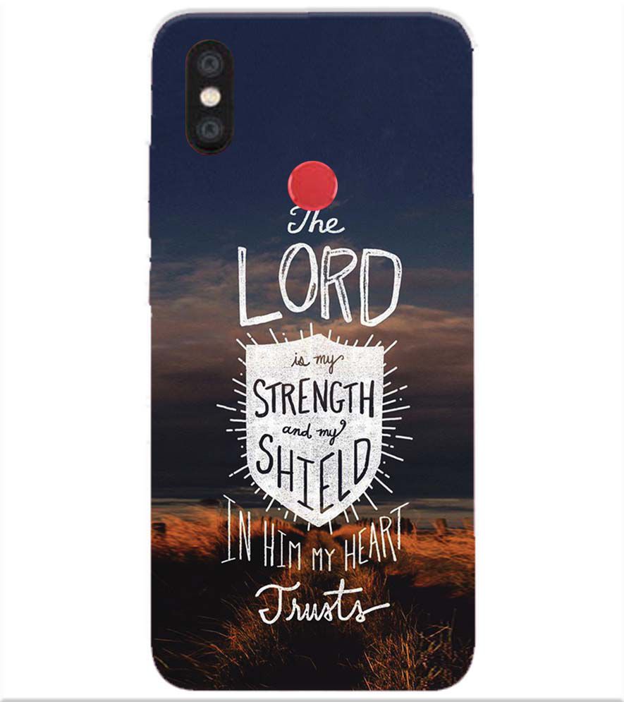 D2206-In Lord My Heart Trusts Back Cover for Xiaomi Redmi Y2