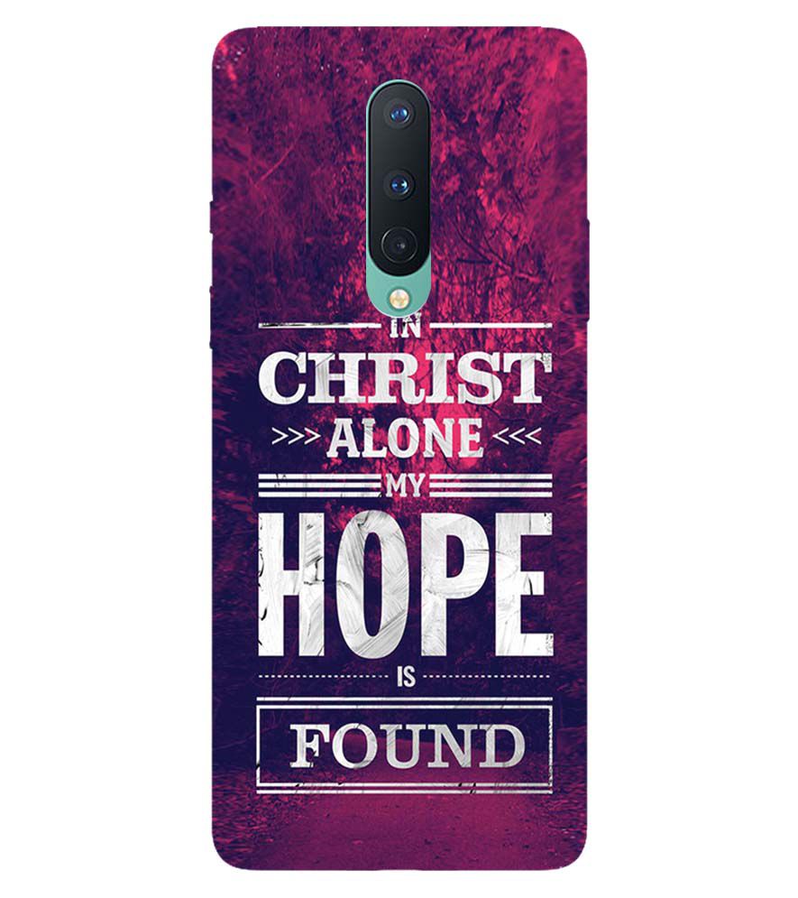 D2208-In Christ I Find Hope Back Cover for OnePlus 8