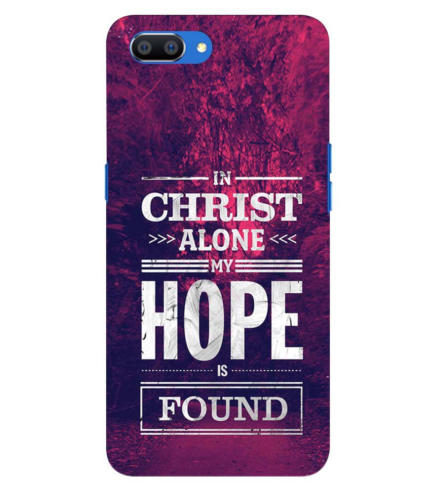 D2208-In Christ I Find Hope Back Cover for Oppo Realme C1