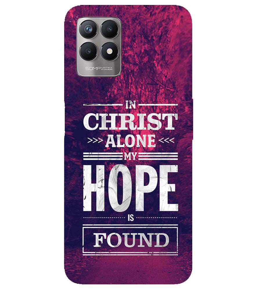 D2208-In Christ I Find Hope Back Cover for Realme Narzo 50