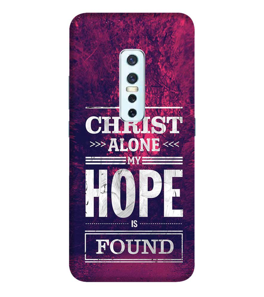 D2208-In Christ I Find Hope Back Cover for Vivo V17 Pro