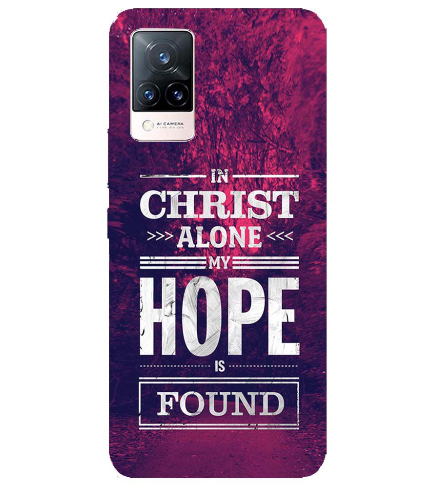 D2208-In Christ I Find Hope Back Cover for Vivo V21 5G