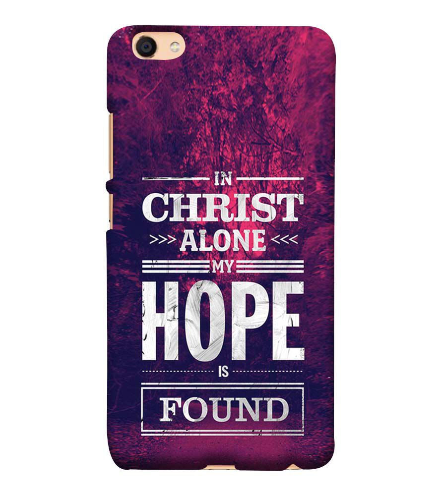 D2208-In Christ I Find Hope Back Cover for Vivo Y55L