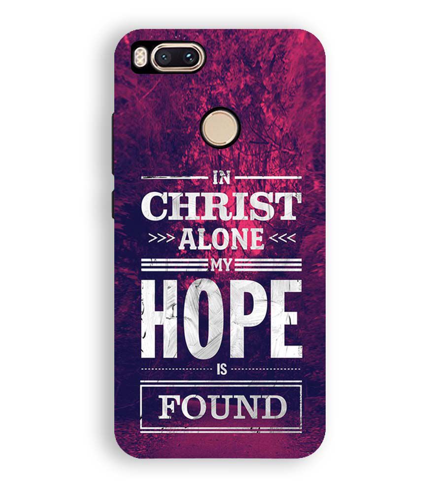 D2208-In Christ I Find Hope Back Cover for Xiaomi Redmi A1