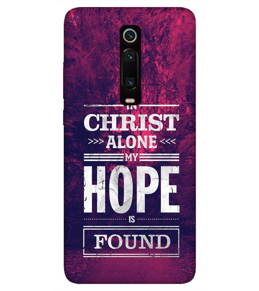 D2208-In Christ I Find Hope Back Cover for Xiaomi Redmi K20 and K20 Pro