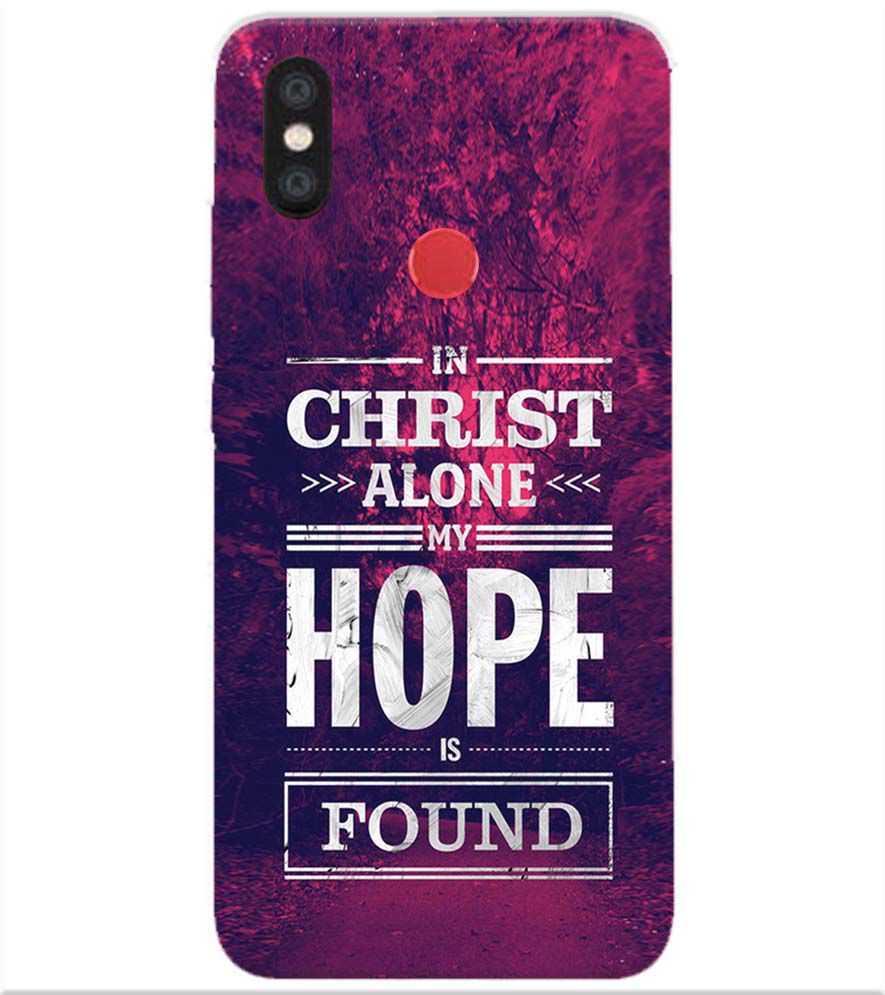 D2208-In Christ I Find Hope Back Cover for Xiaomi Redmi Y2