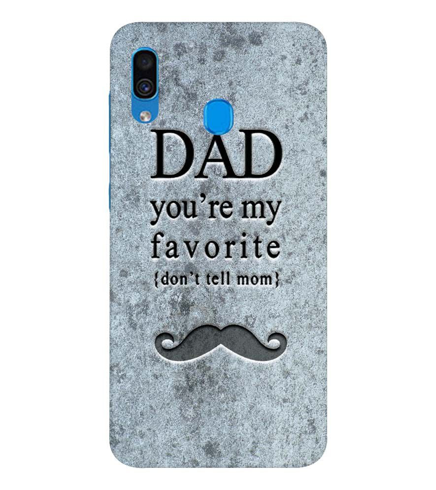 G0037-Dad You&#39;re my Favourite Back Cover for Samsung Galaxy A20