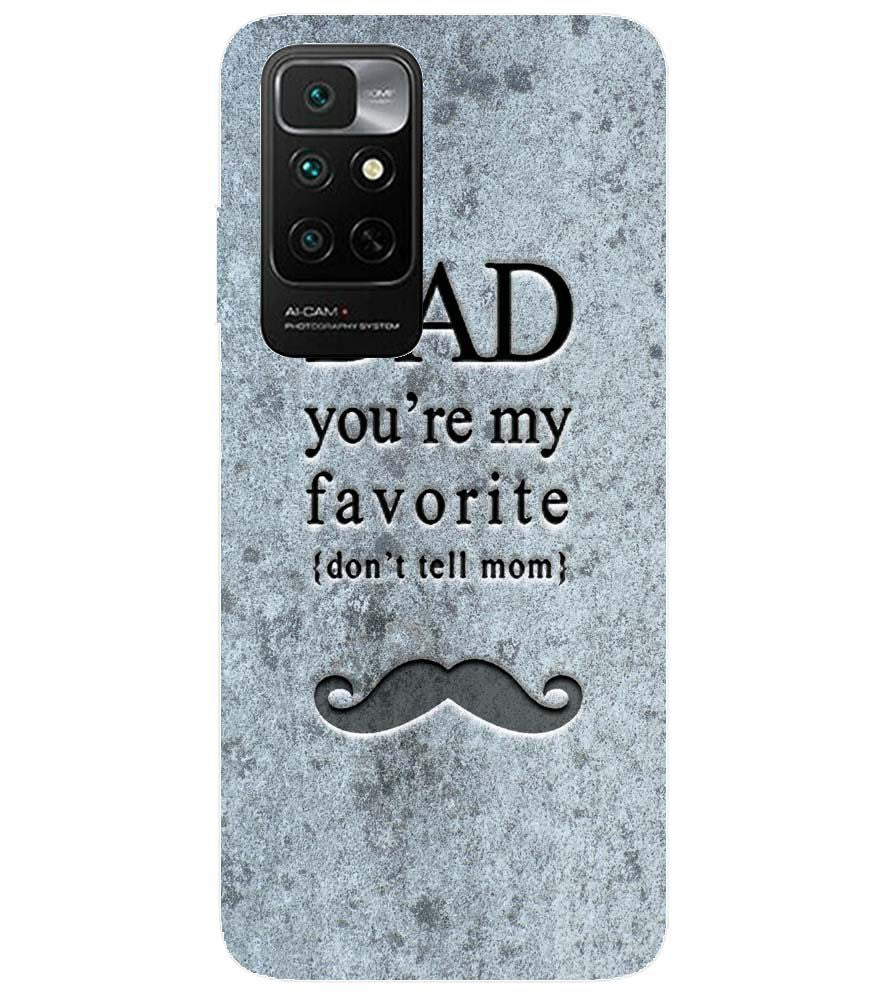 G0037-Dad You're my Favourite Back Cover for Xiaomi Redmi Note 11 4G