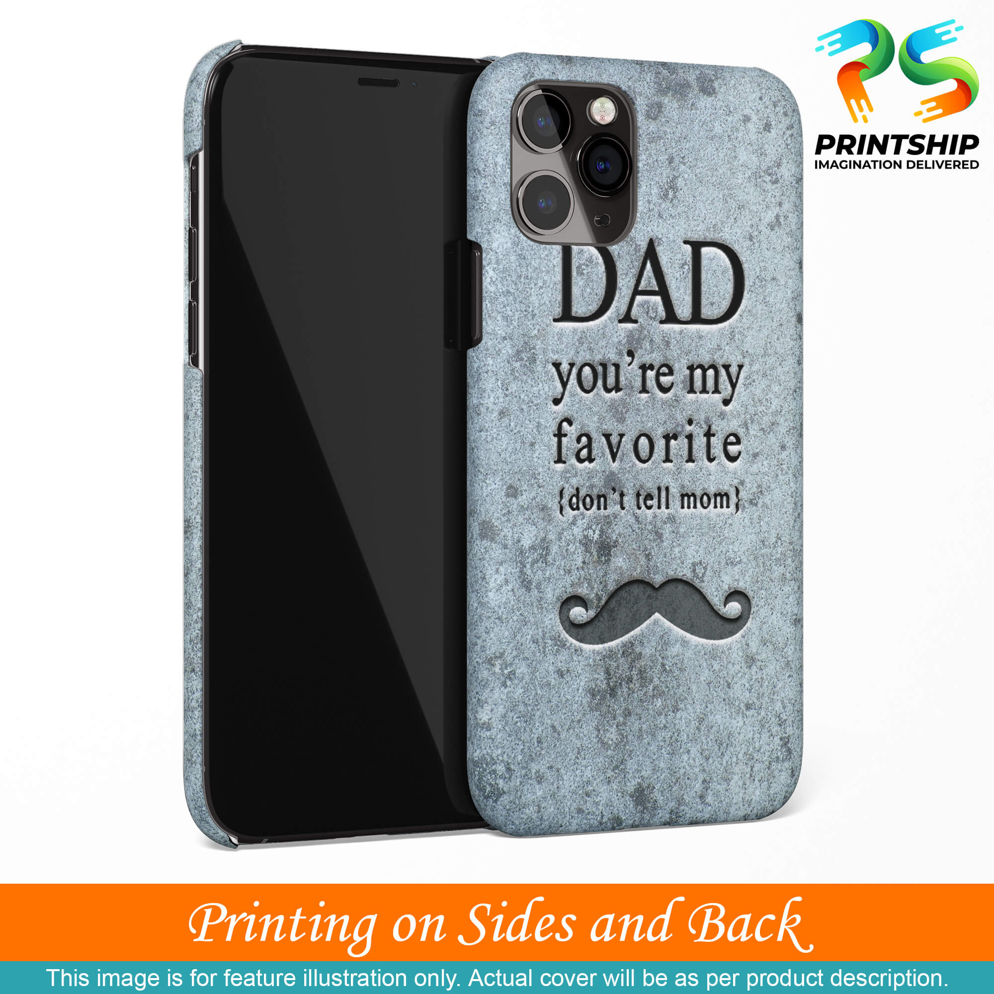 G0037-Dad You're my Favourite Back Cover for Oppo Reno6 5G-Image3