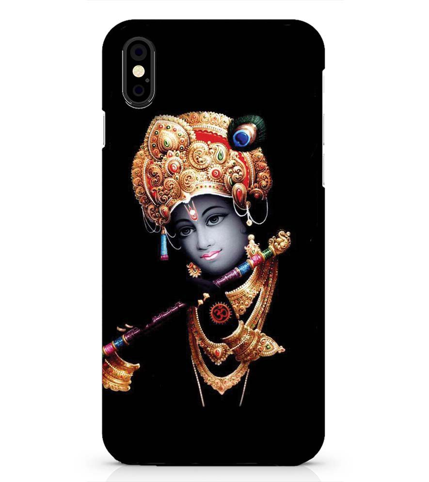 G0186-Lord Krishna Back Cover for Apple iPhone X