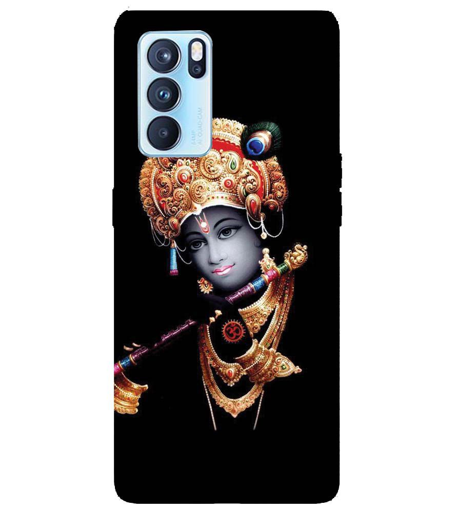 G0186-Lord Krishna Back Cover for Oppo Reno6 5G