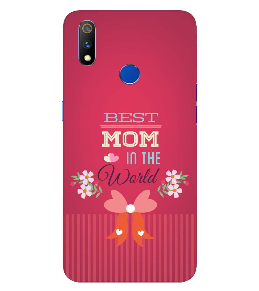 G0357-Best Mom in the World Back Cover for  Realme X Lite