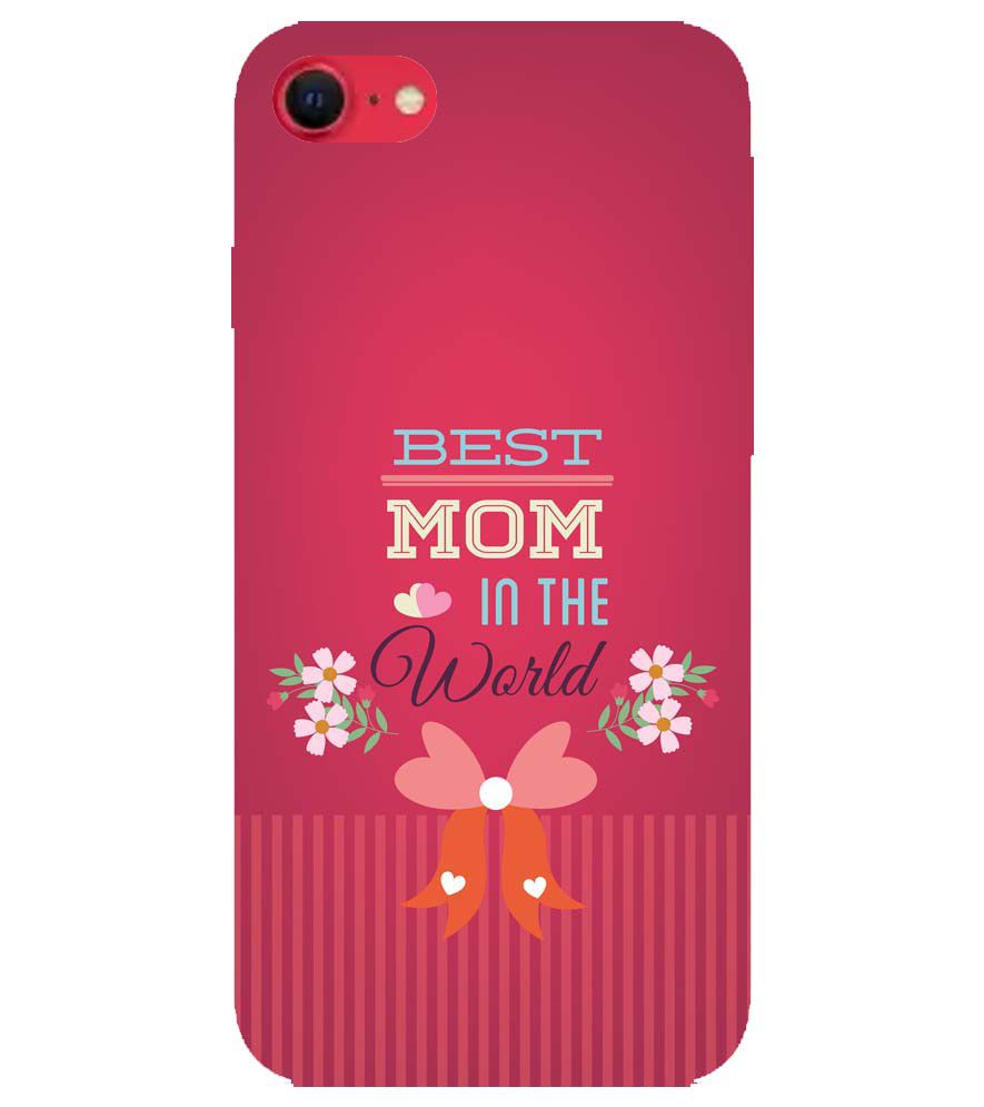 G0357-Best Mom in the World Back Cover for Apple iPhone SE (2020)