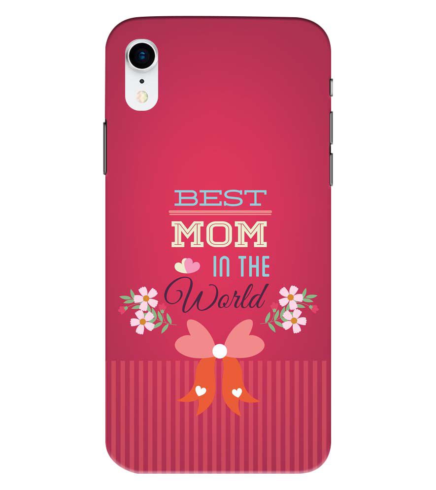 G0357-Best Mom in the World Back Cover for Apple iPhone XR