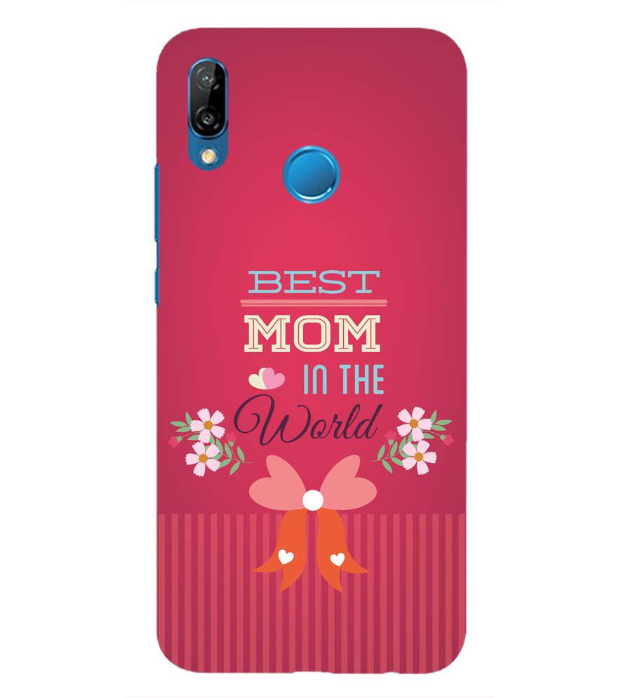 G0357-Best Mom in the World Back Cover for Huawei Nova 3e