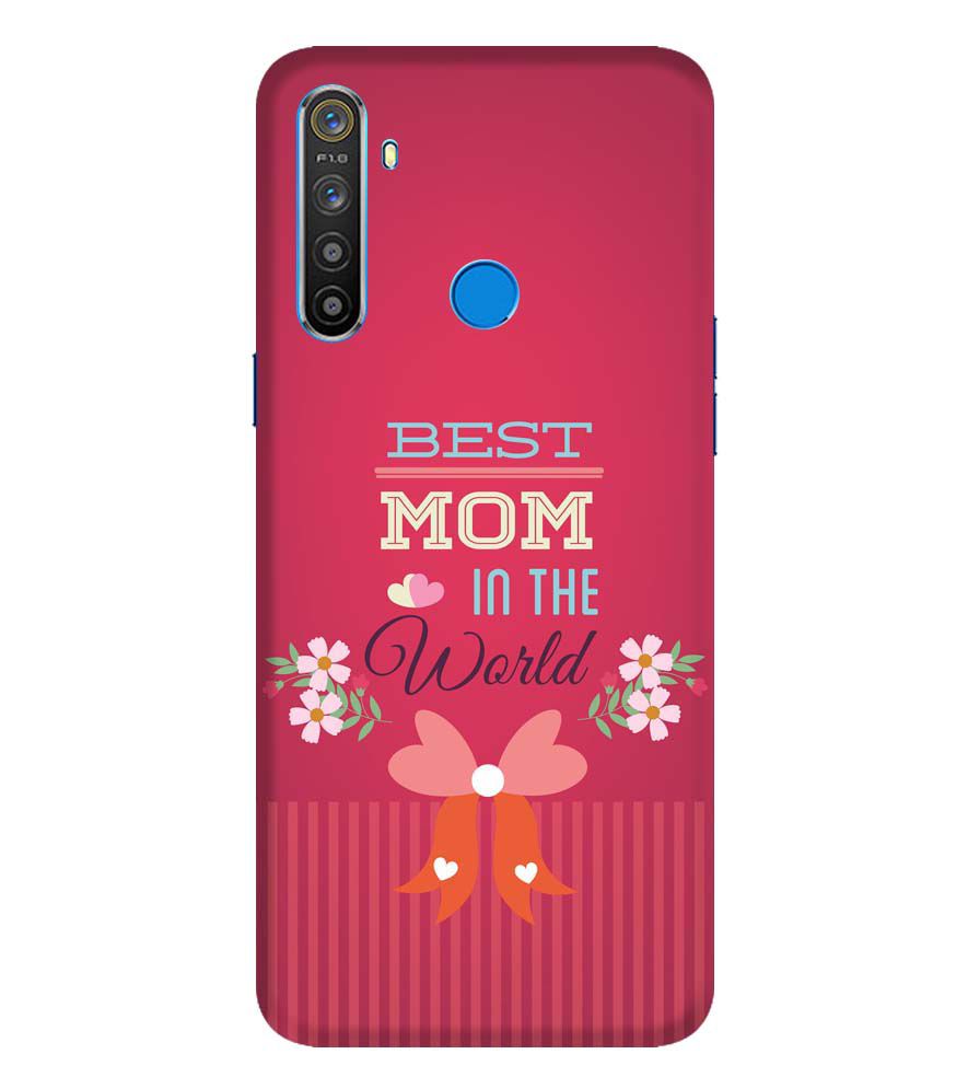 G0357-Best Mom in the World Back Cover for Realme 5