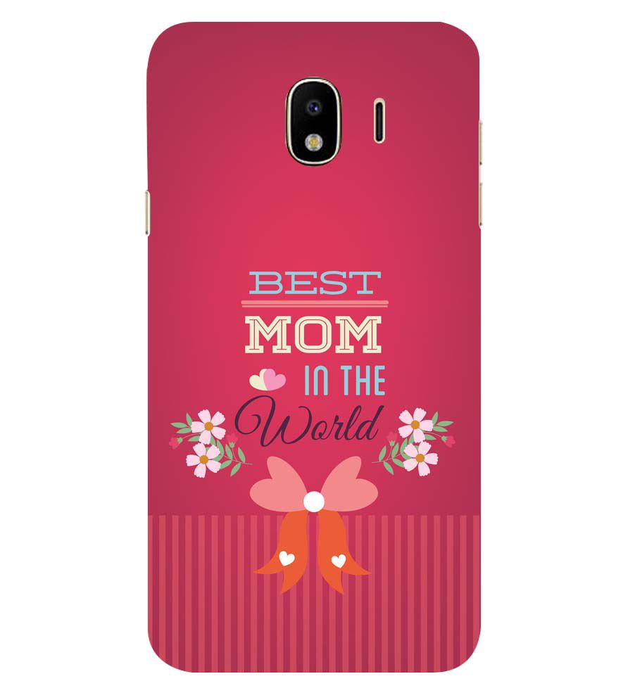 G0357-Best Mom in the World Back Cover for Samsung Galaxy J4 (2018)