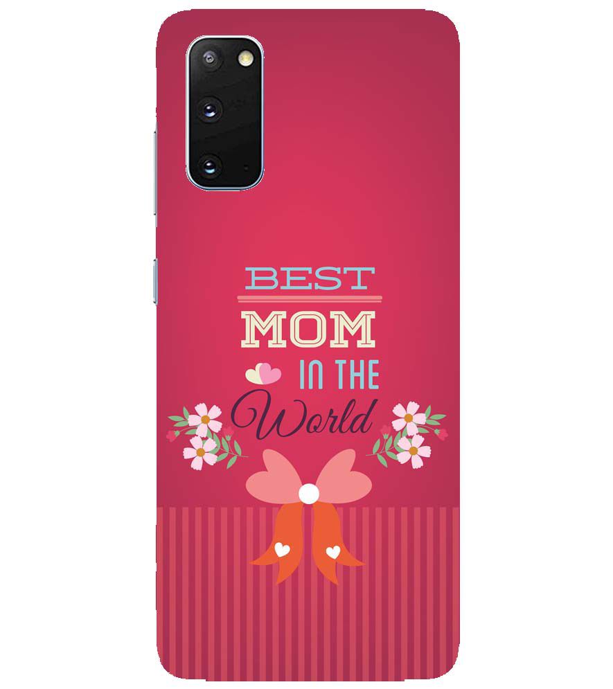 G0357-Best Mom in the World Back Cover for Samsung Galaxy S20 5G