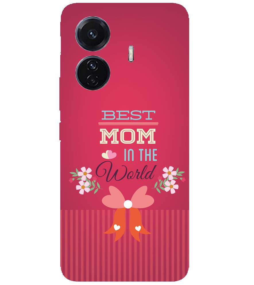 G0357-Best Mom in the World Back Cover for vivo T1 Pro