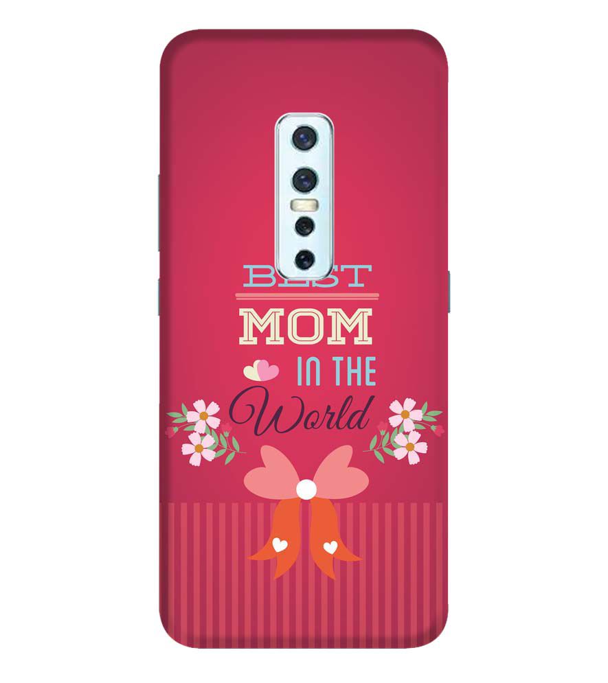 G0357-Best Mom in the World Back Cover for Vivo V17 Pro