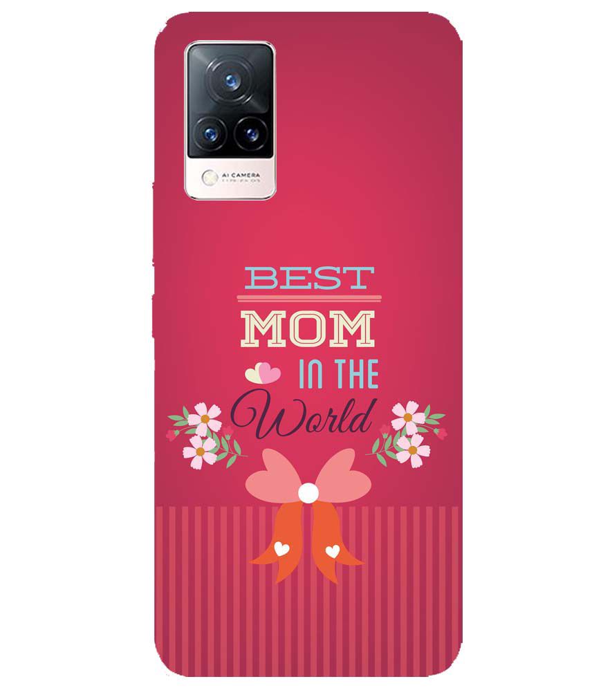 G0357-Best Mom in the World Back Cover for Vivo V21 5G