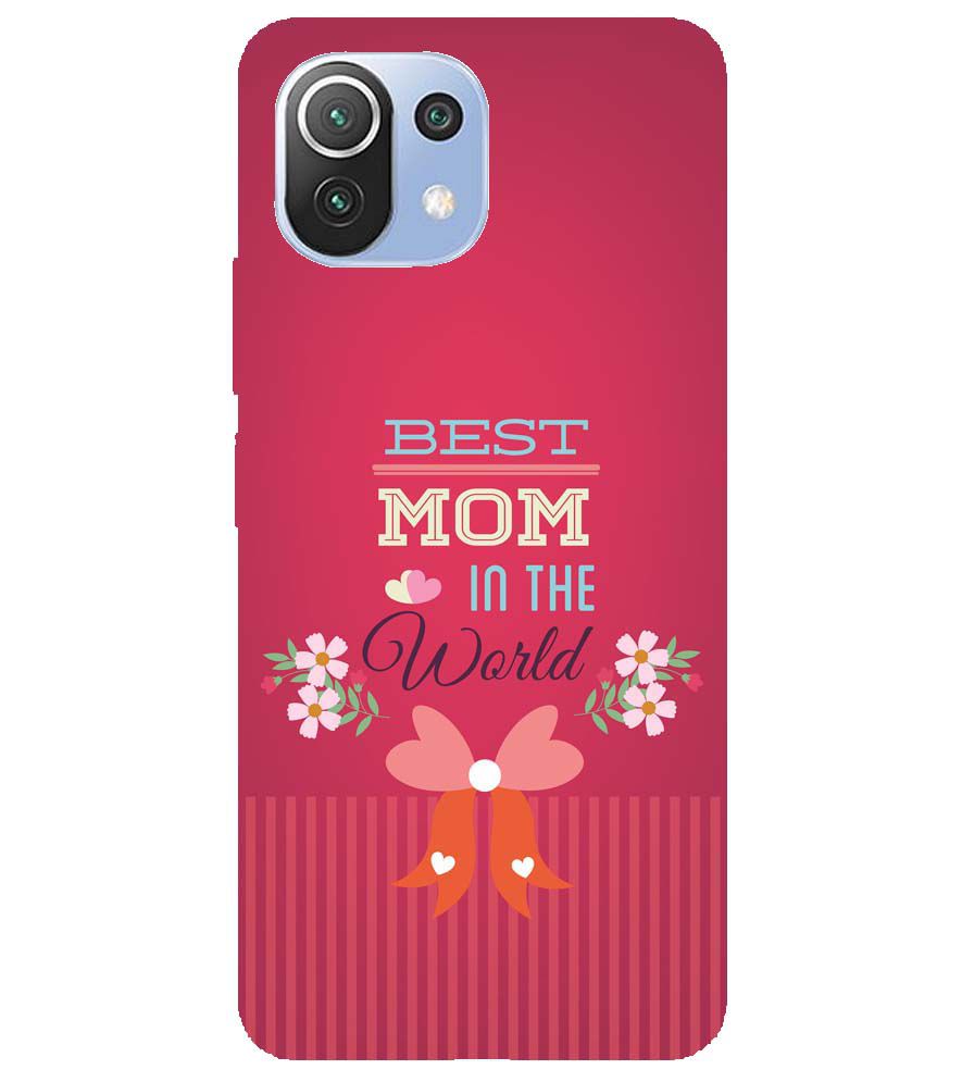 G0357-Best Mom in the World Back Cover for Xiaomi Mi 11 Lite