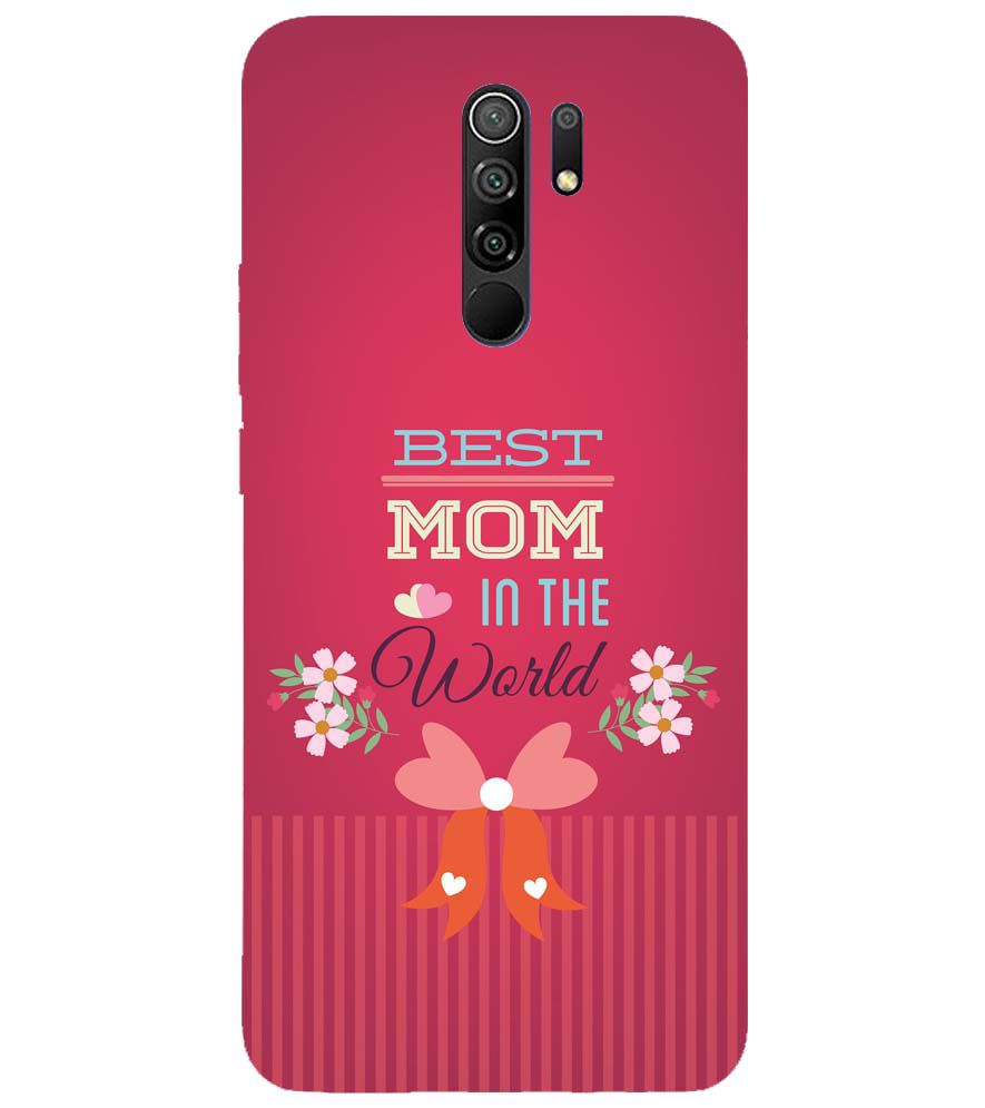 G0357-Best Mom in the World Back Cover for Xiaomi Redmi 9 Prime