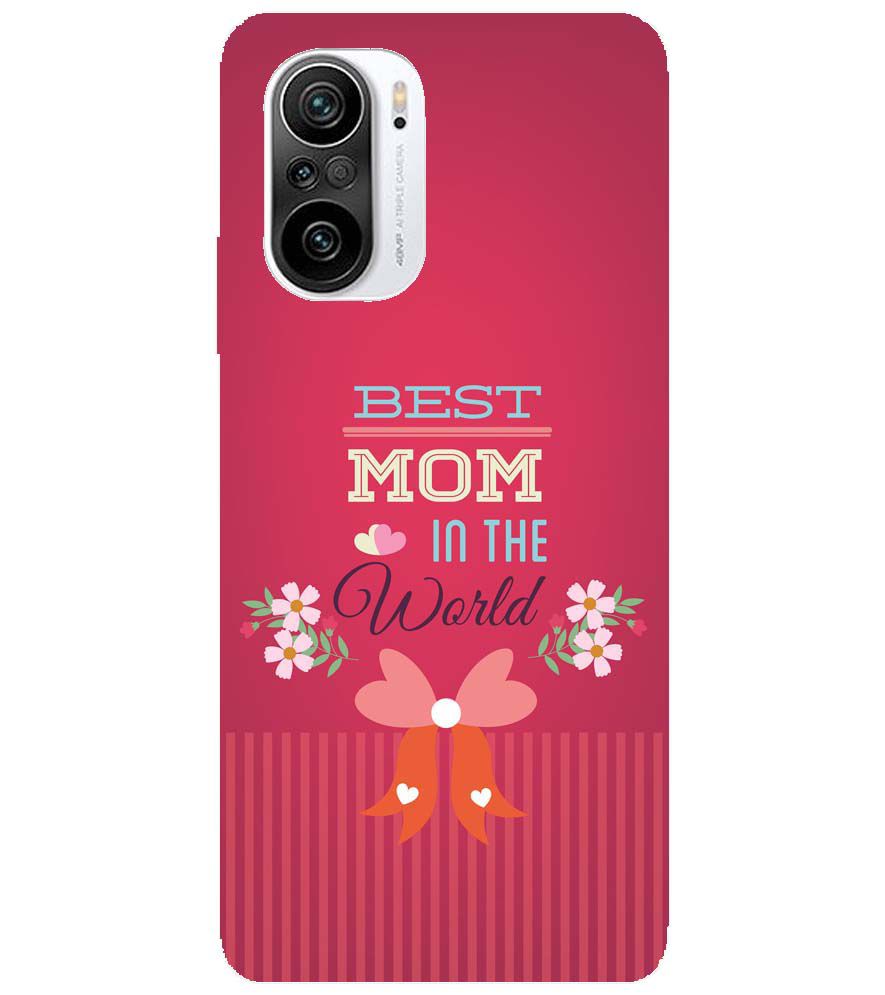 G0357-Best Mom in the World Back Cover for Xiaomi Redmi K40