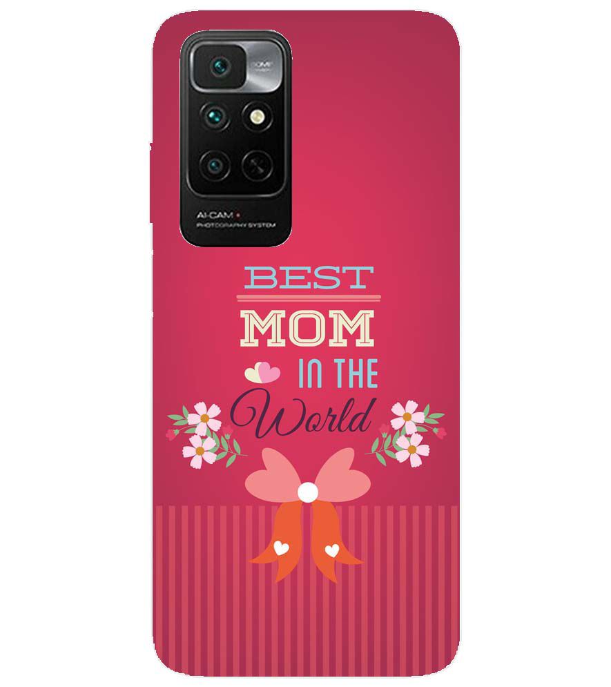 G0357-Best Mom in the World Back Cover for Xiaomi Redmi Note 11 4G