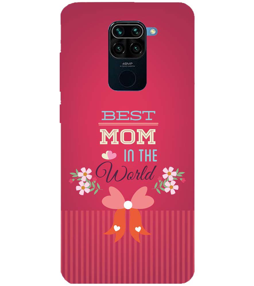 G0357-Best Mom in the World Back Cover for Xiaomi Redmi Note 9