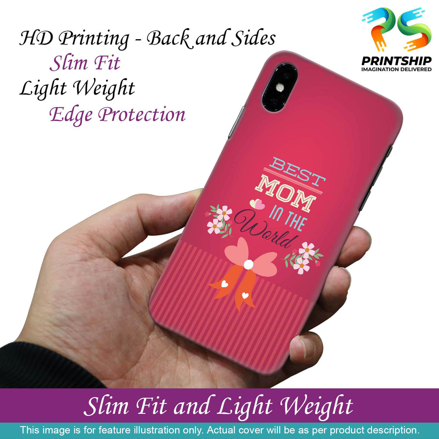 G0357-Best Mom in the World Back Cover for Xiaomi Redmi Note 8 Pro